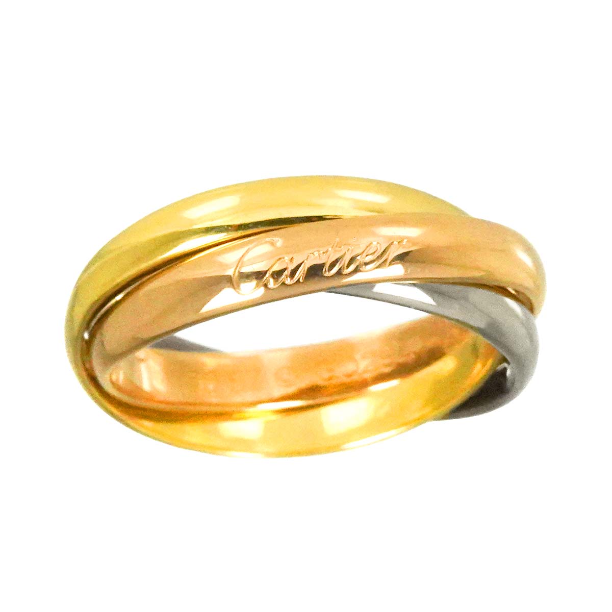 Trinity MM Ring 18K YG WG PG 18K 750 Size57 7.75-8(US)