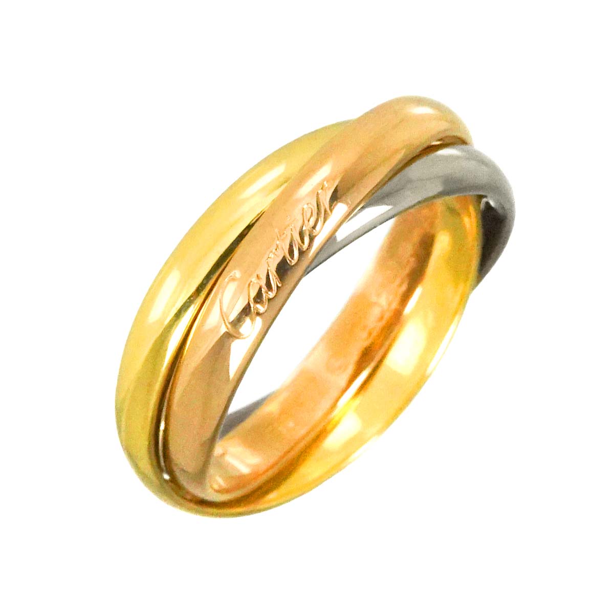 Trinity MM Ring 18K YG WG PG 18K 750 Size57 7.75-8(US)