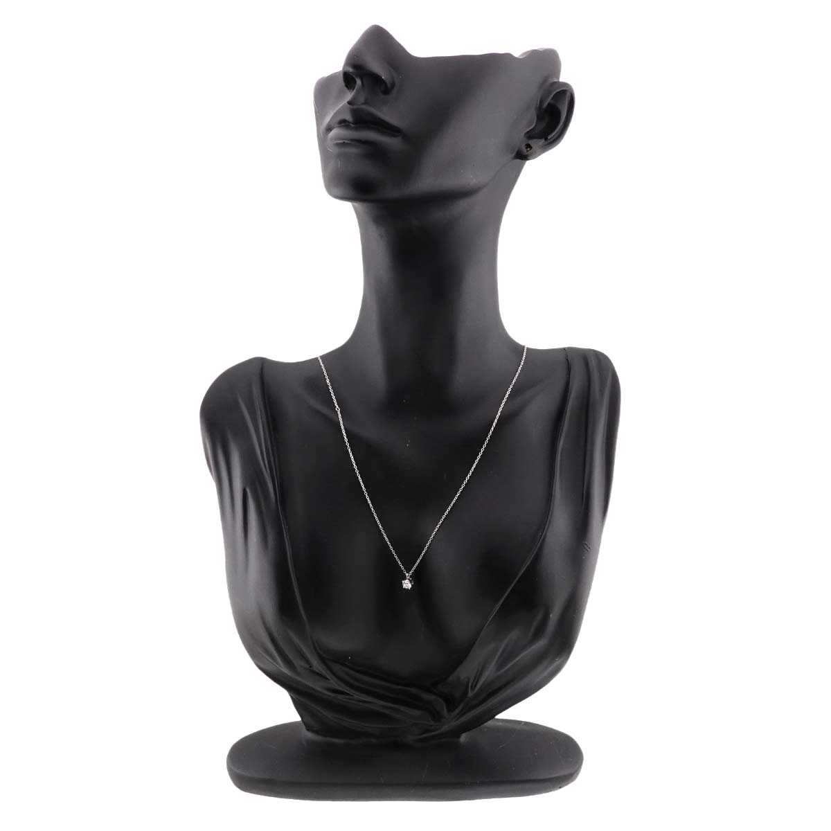 Solitaire Diamond Necklace Platinum