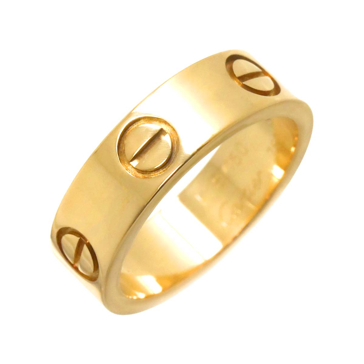 Love Ring 18K YG Yellow Gold 750 size48 4(US)