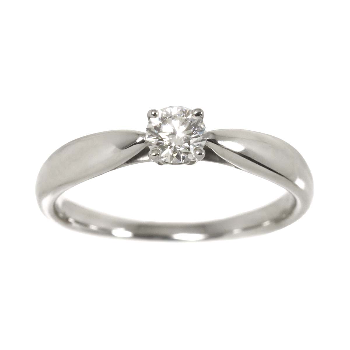 Harmony Diamond 0.21ct D/VS1/3EX Ring Pt Size4(US)