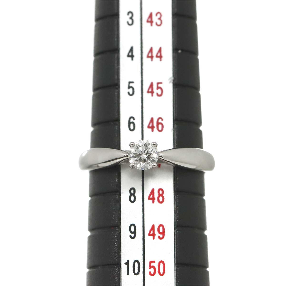 Harmony Diamond 0.21ct D/VS1/3EX Ring Pt Size4(US)