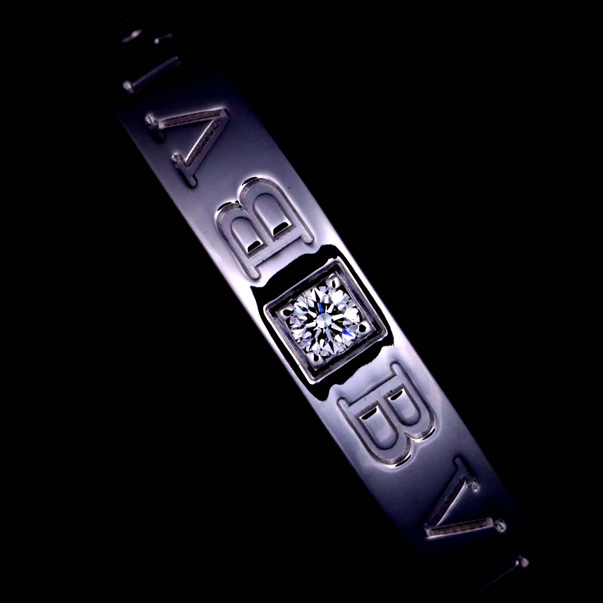 B-ZERO1 Diamond 1P Ring 18K WG 750 size10.25(US)