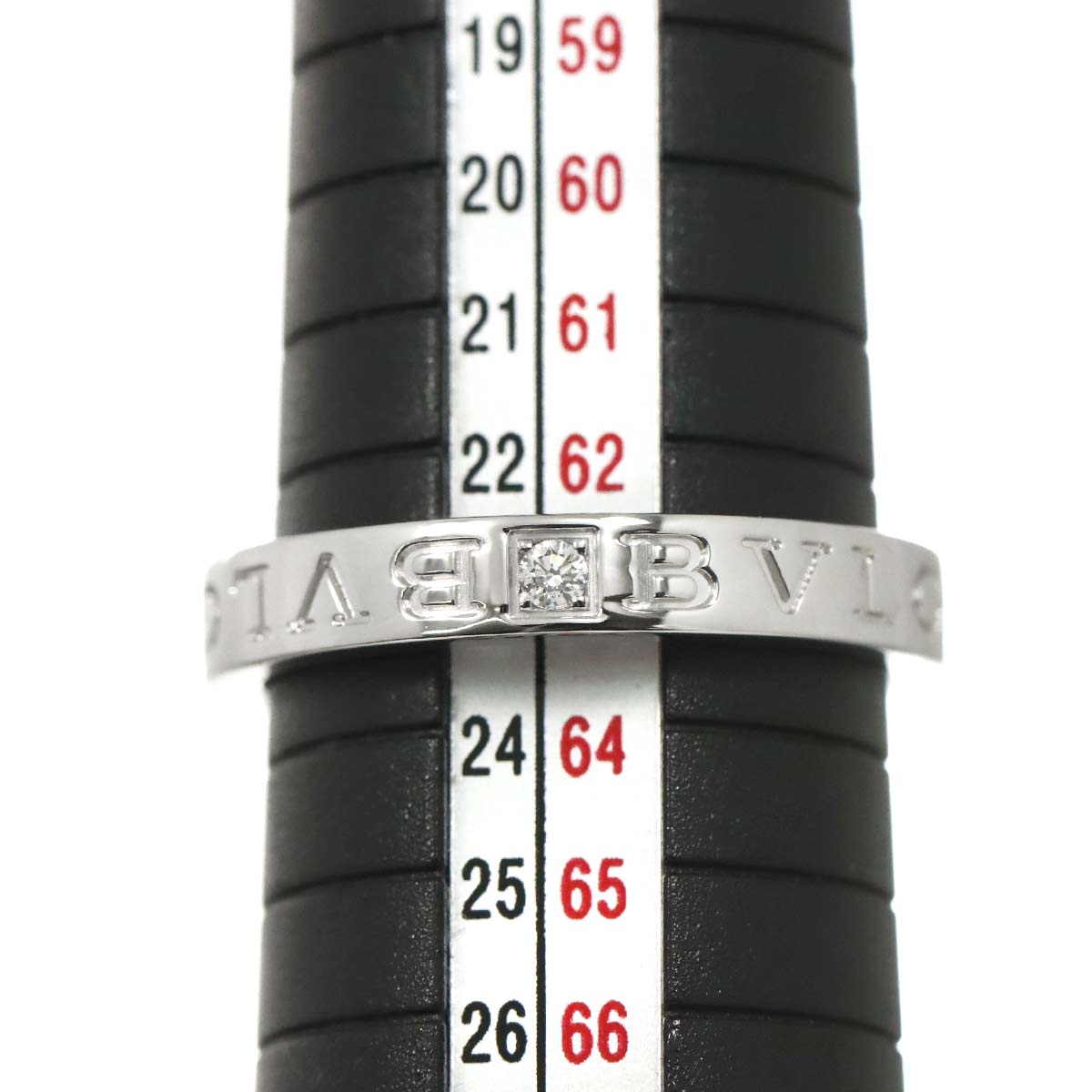 B-ZERO1 Diamond 1P Ring 18K WG 750 size10.25(US)