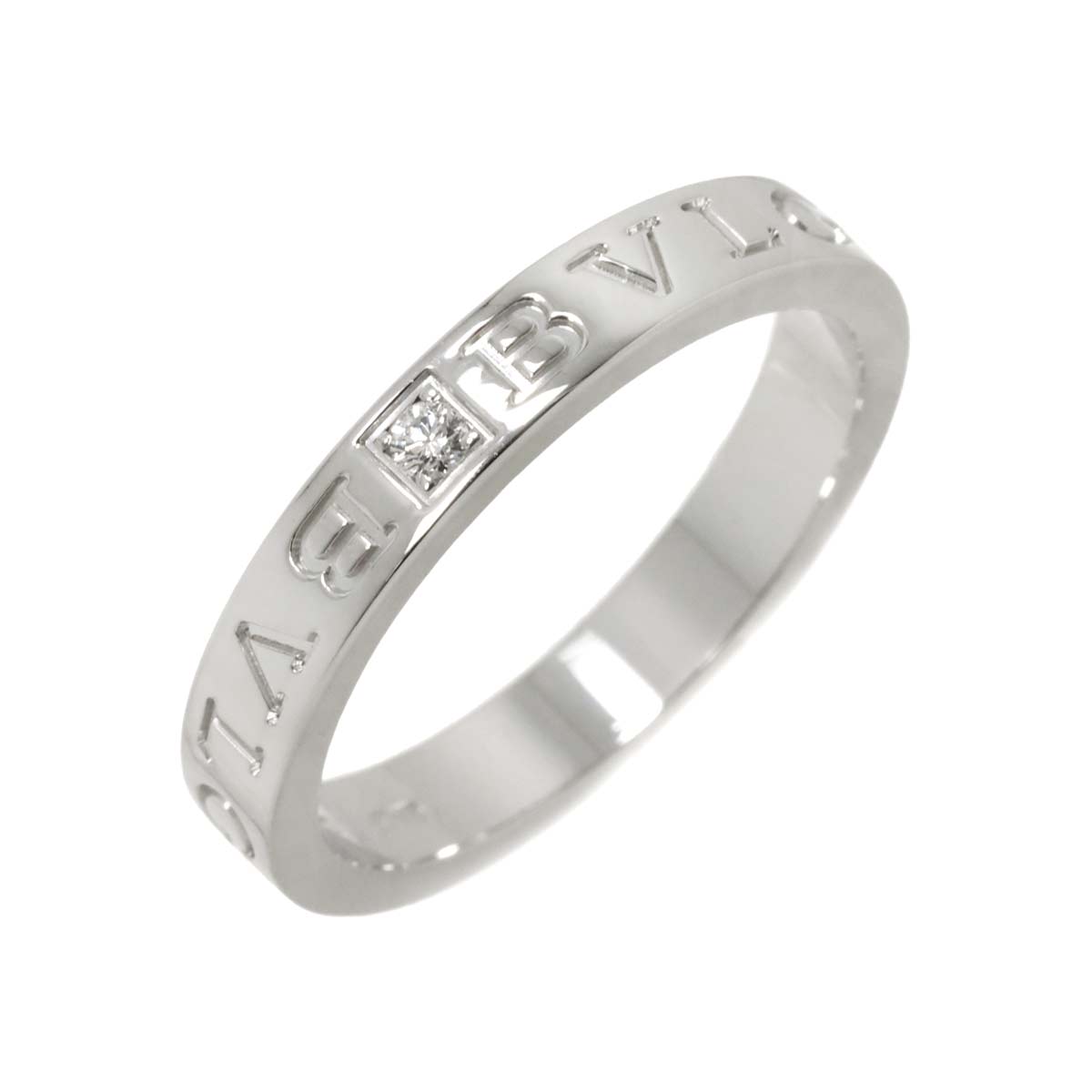 B-ZERO1 Diamond 1P Ring 18K WG 750 size10.25(US)
