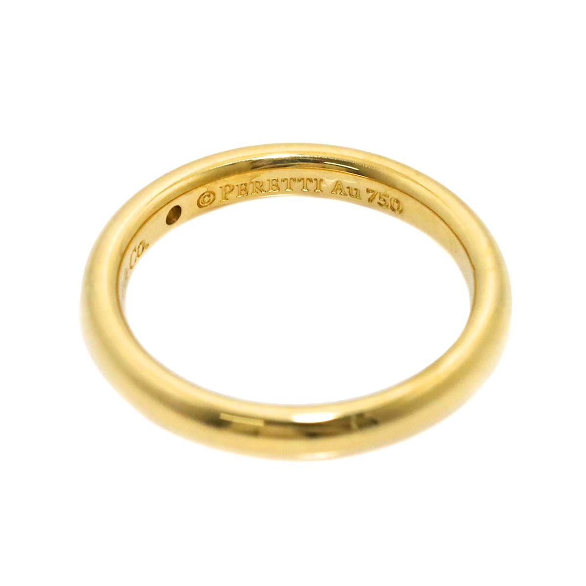Stacking Diamond 1P Ring 18K Yellow Gold 750 Size5.25(US)