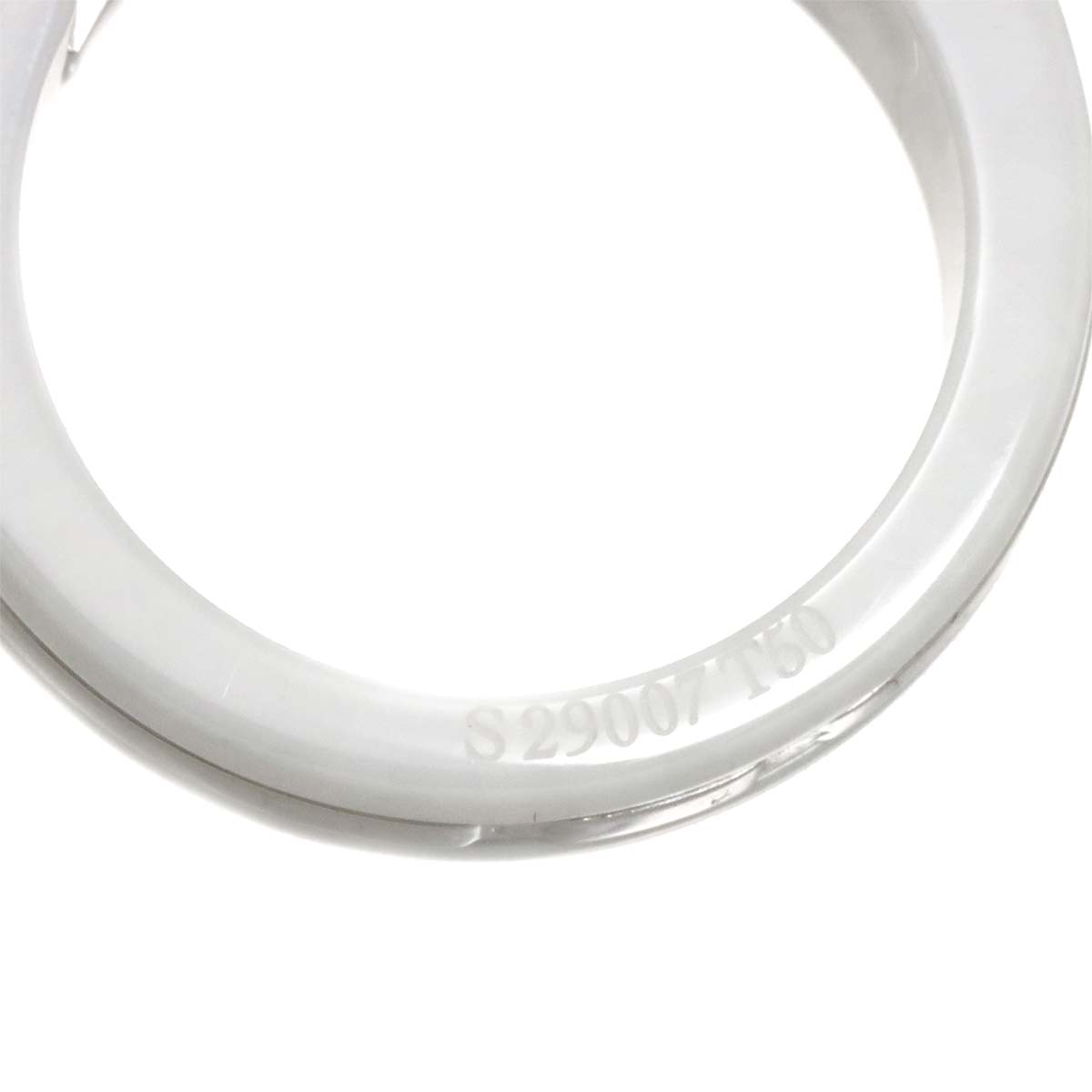 ULTRA MM Ring Ceramic 18K WG 750 Size50 5-5.25(US)