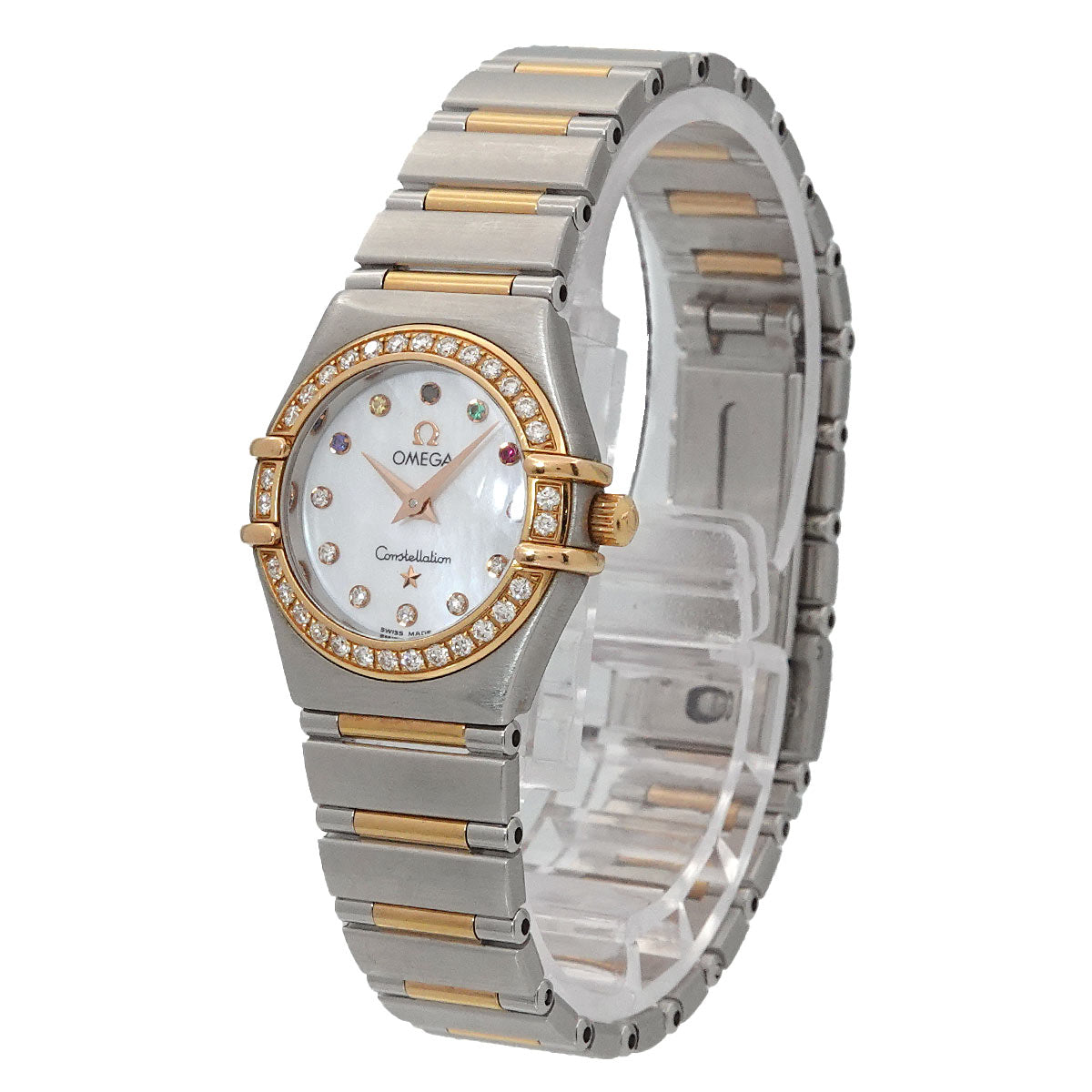 Constellation Mini 111 23 60 55 002 PG Diamond White Shell Dial 90292245