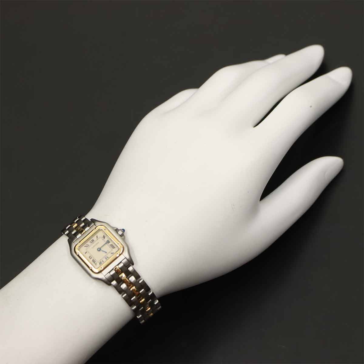 Panthere one Row SM Quartz W25029B5 YG Ladies Watch