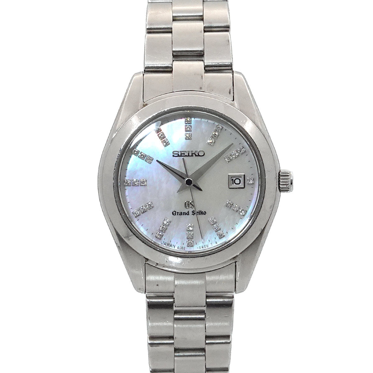 GRAND SEIKO STGF069 4J52-0AB0 Date 34P Diamond White Shell Dial