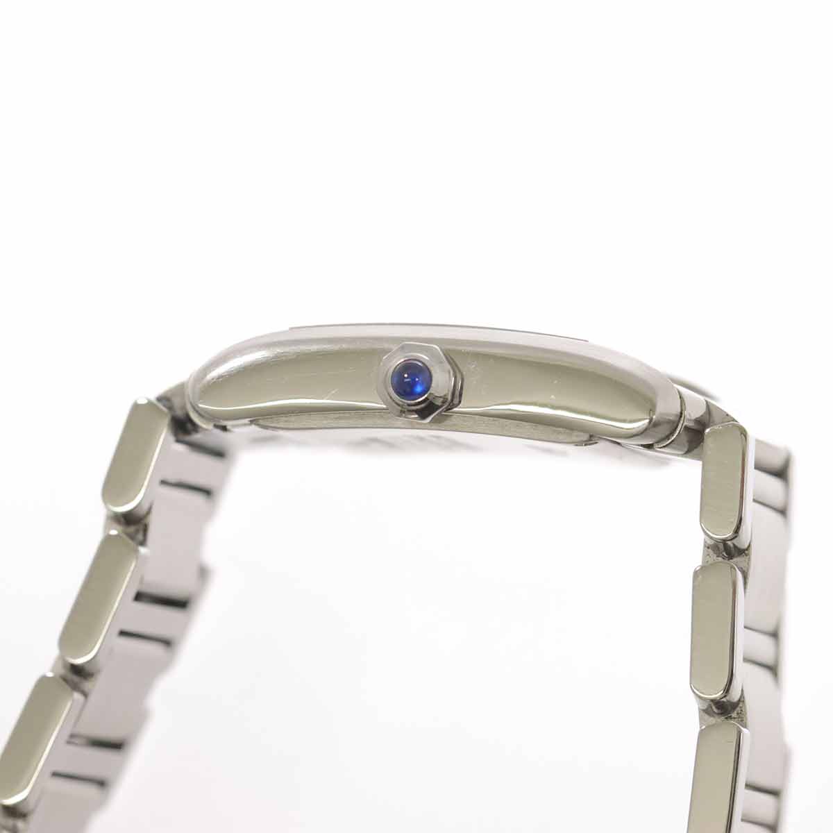 Tank Francaise SM WE110007 11P Diamond Silver Dial Ladies