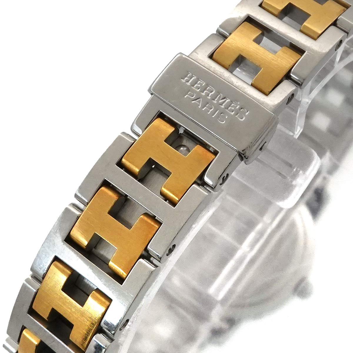 Clipper Two Tone CL4 220 Quartz Date cream Dial Ladies Watch