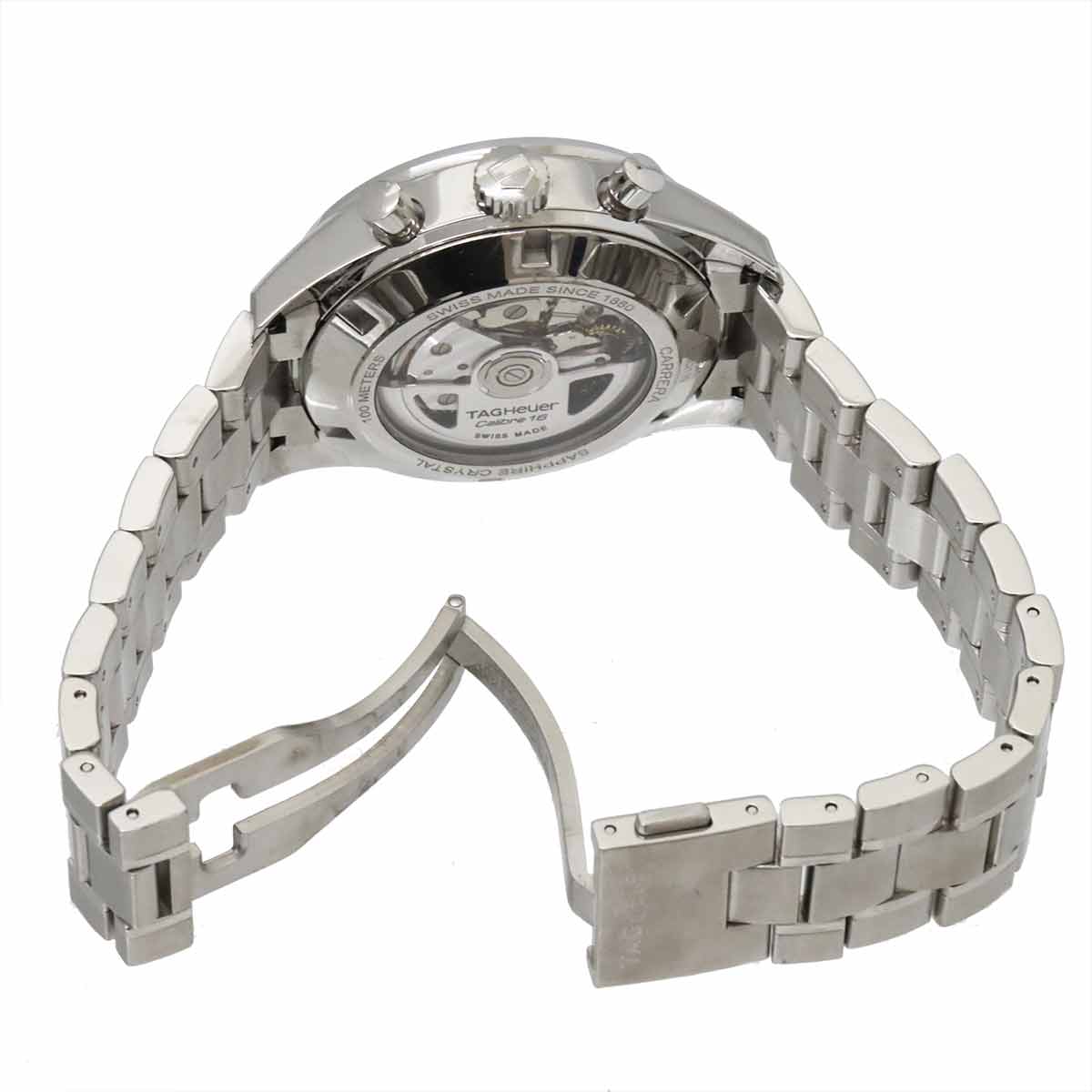 Carrera Heritage CAS2110 Chronograph Date Black Dial Mens