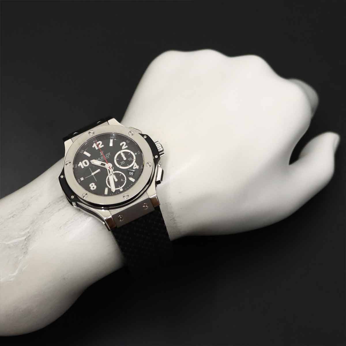 Big Bang Steel 301 SX 130 RX Black Dial Mens Watch