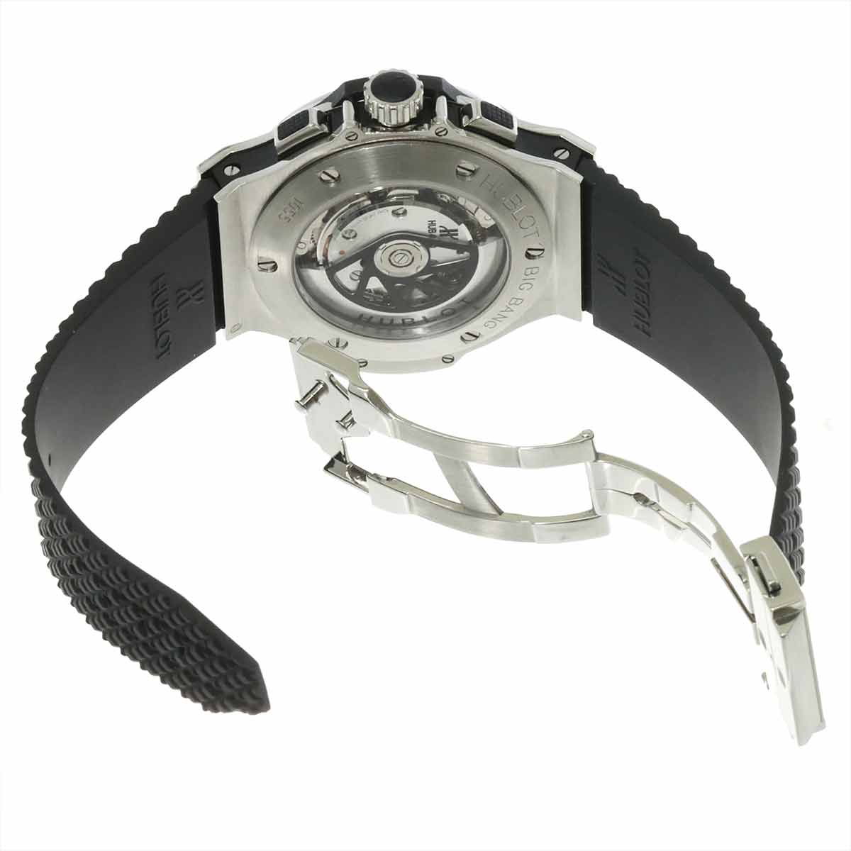 Big Bang Steel 301 SX 130 RX Black Dial Mens Watch
