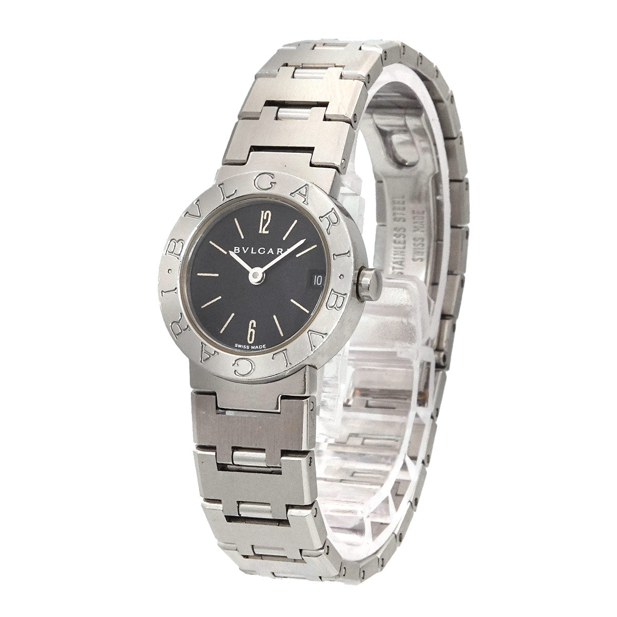 BVLGARIBVLGARI BB23SS Quartz Black Dial Ladies Watch