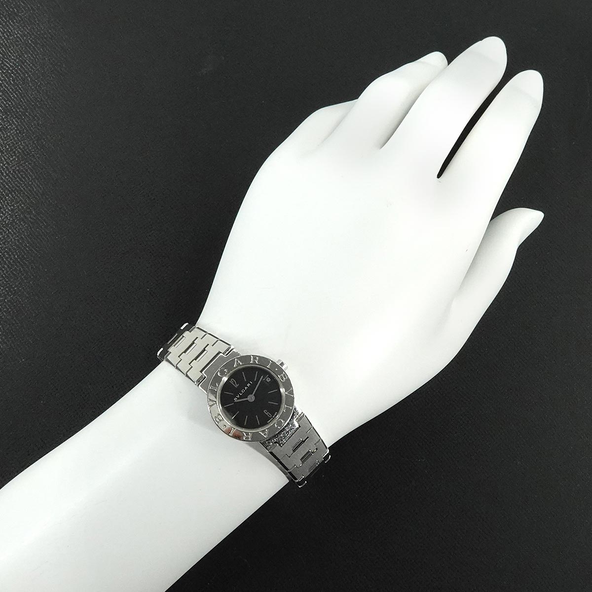 BVLGARIBVLGARI BB23SS Quartz Black Dial Ladies Watch