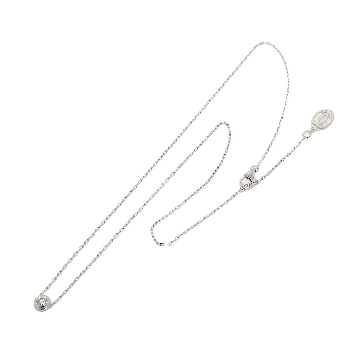 d Amour Diamond LM Necklace 18K WG 750