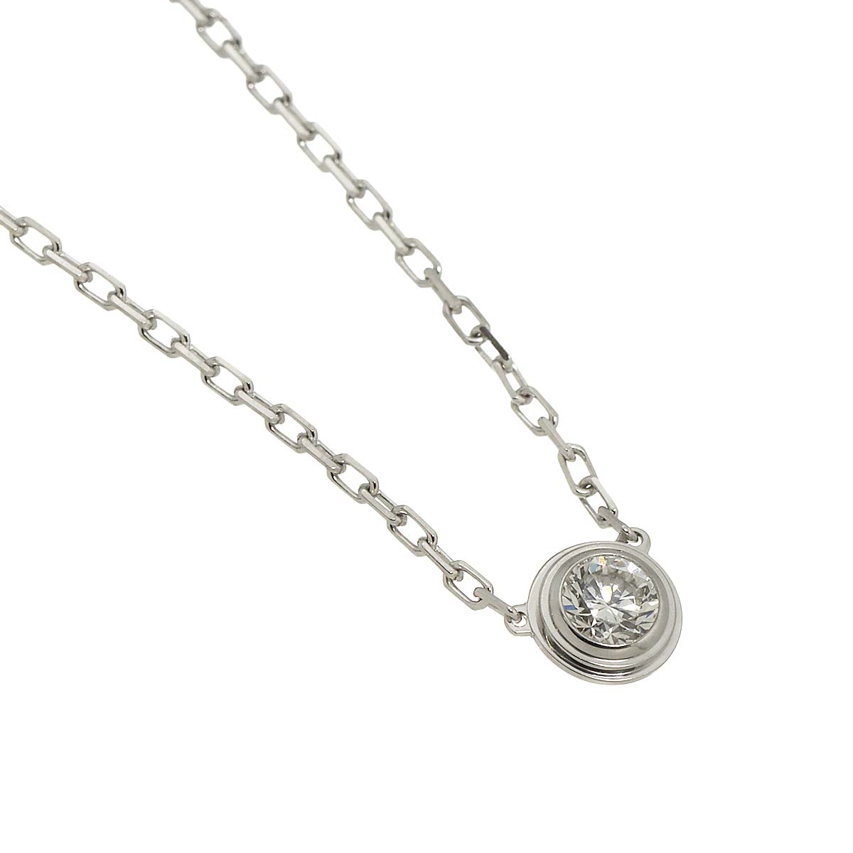 d Amour Diamond LM Necklace 18K WG 750