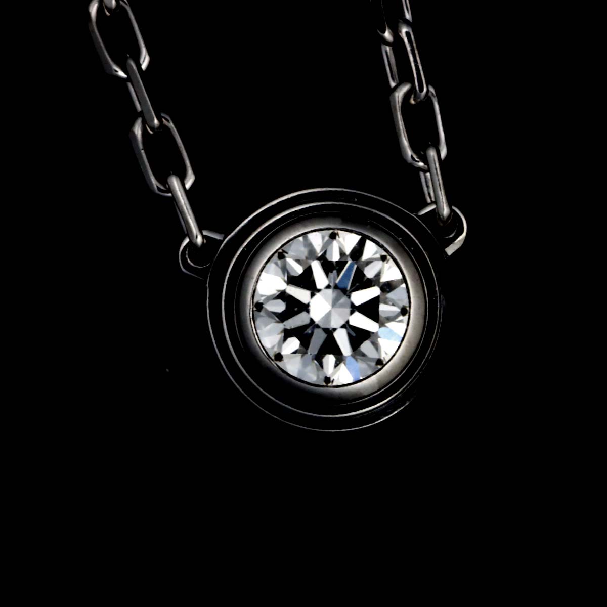 d Amour Diamond LM Necklace 18K WG 750