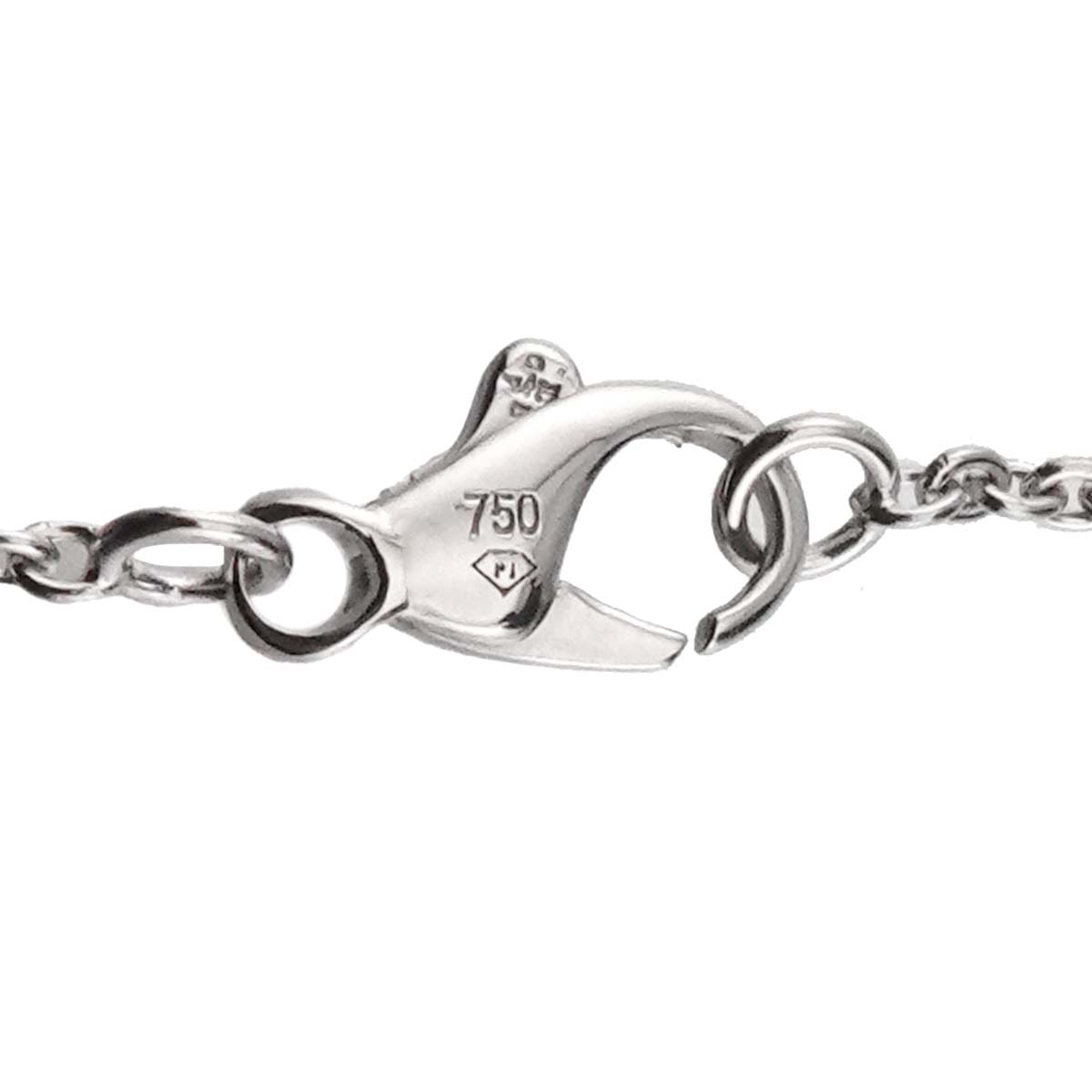 Lime Light Heart Diamond MOP Necklace 18K WG 750