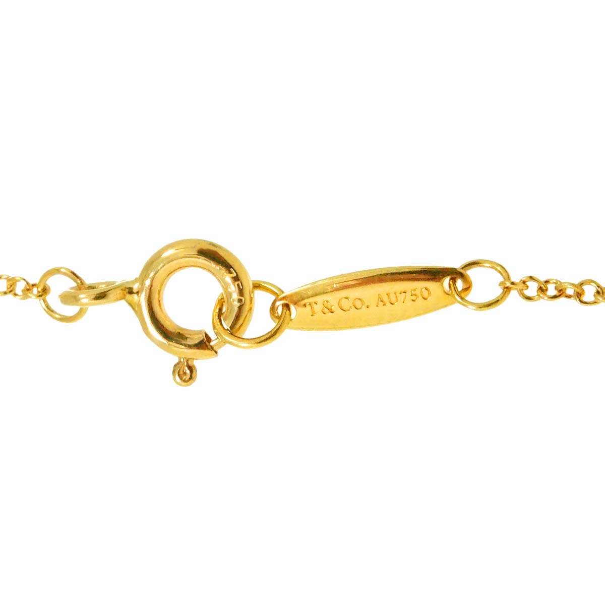 By The Yard Diamond 5P Bracelet 18K Yellow Gold 750
