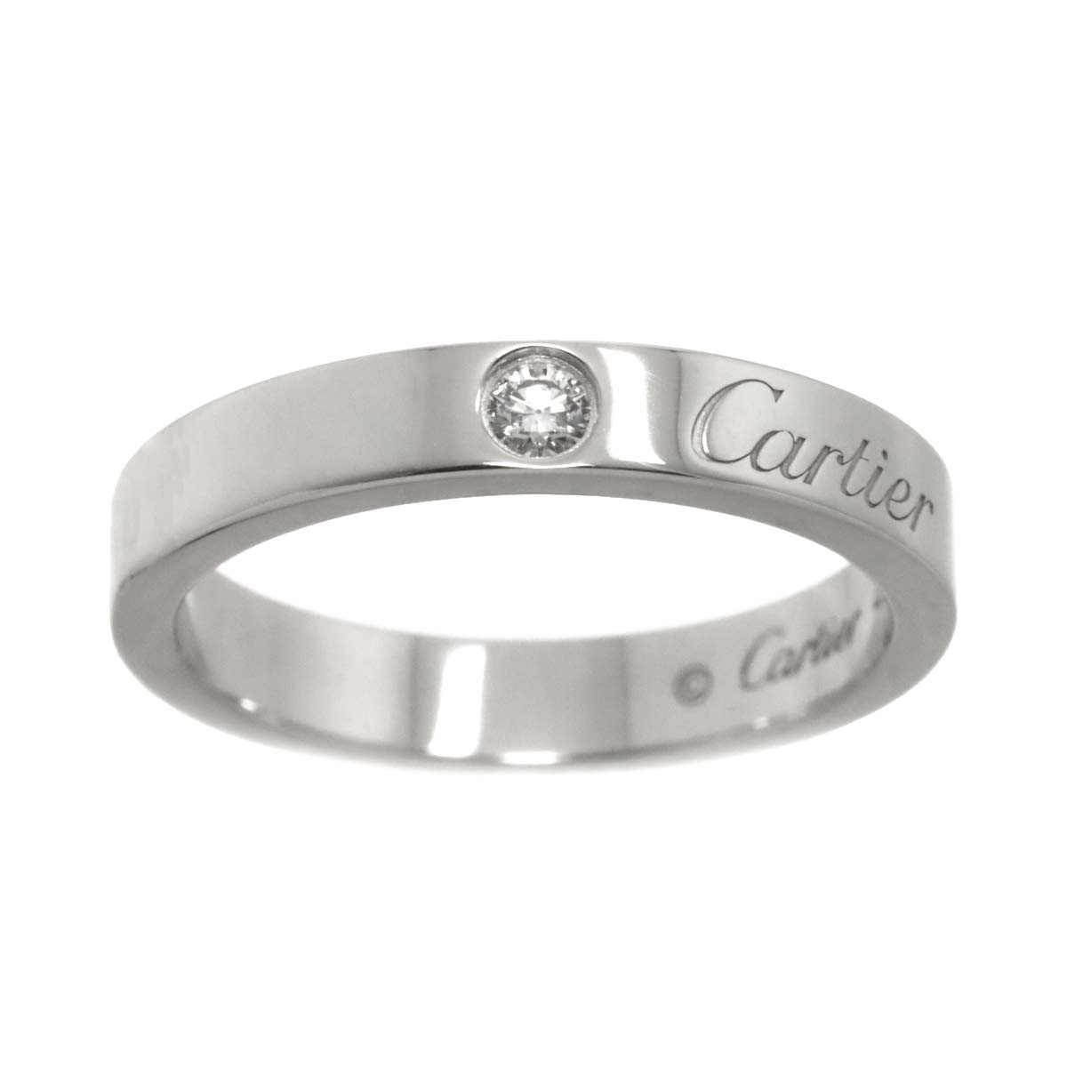C de Diamond 1P Ring Pt Platinum size46 3.75(US)