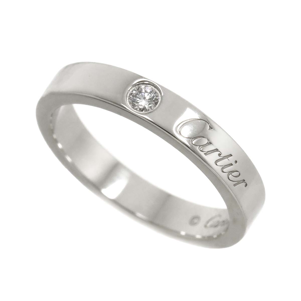 C de Diamond 1P Ring Pt Platinum size46 3.75(US)