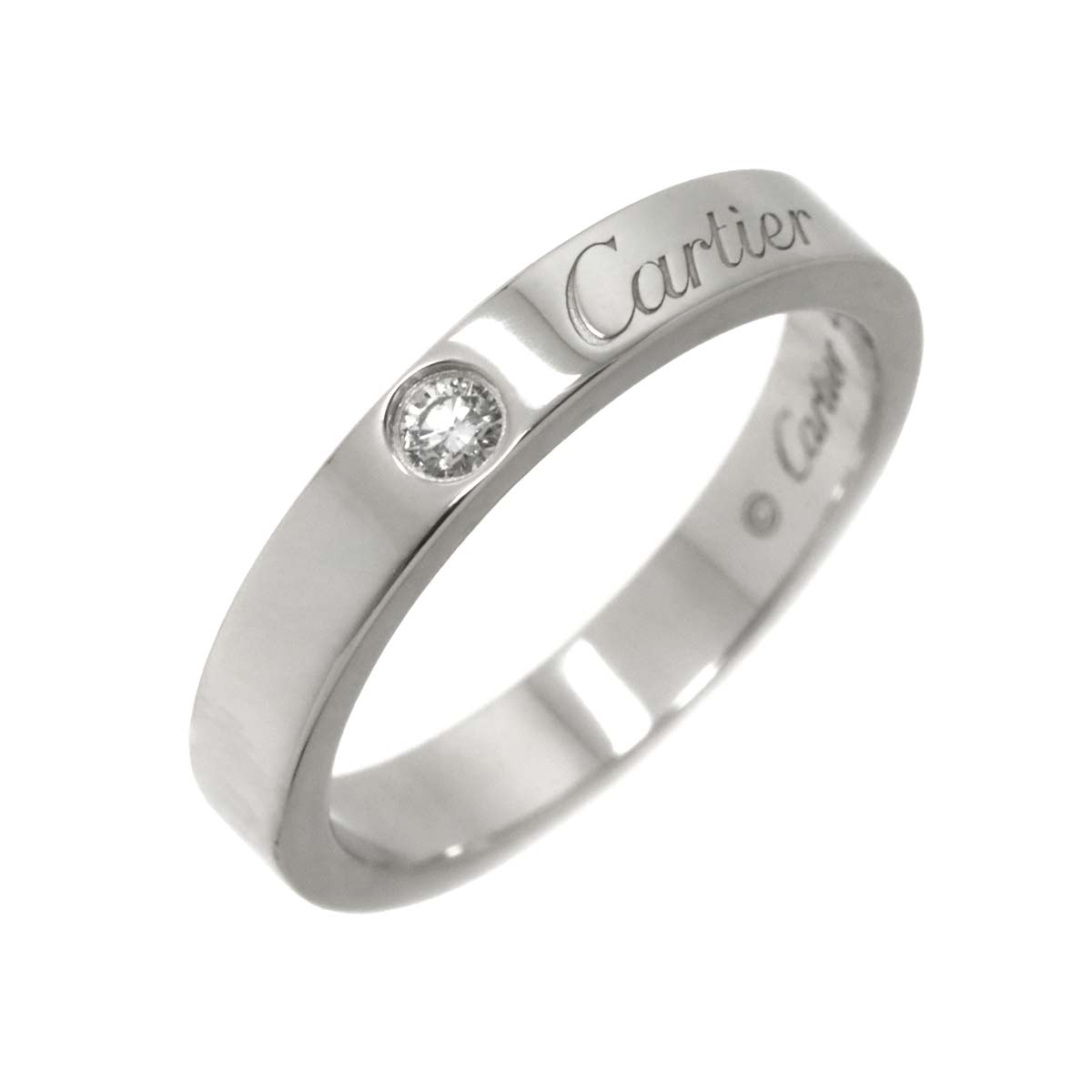 C de Diamond 1P Ring Pt Platinum size46 3.75(US)