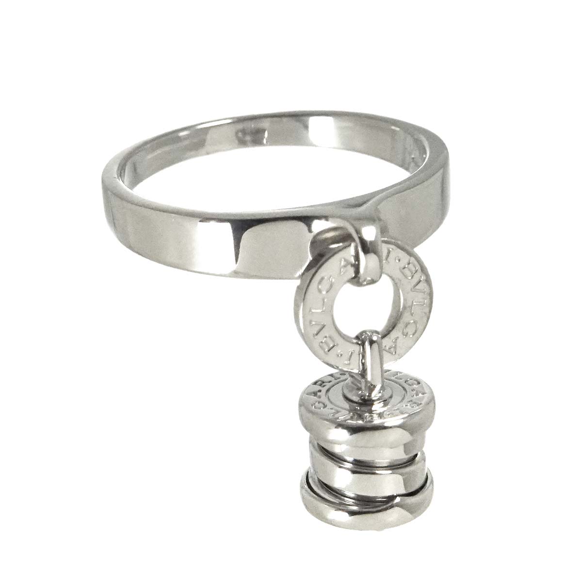 B-ZERO1 Element Diamond Ring 18K WG 750 size8-8.25(US)