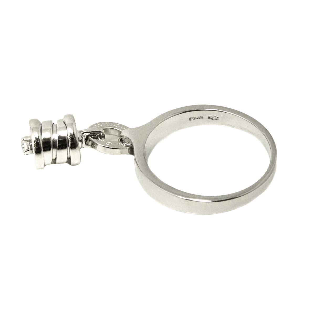 B-ZERO1 Element Diamond Ring 18K WG 750 size8-8.25(US)