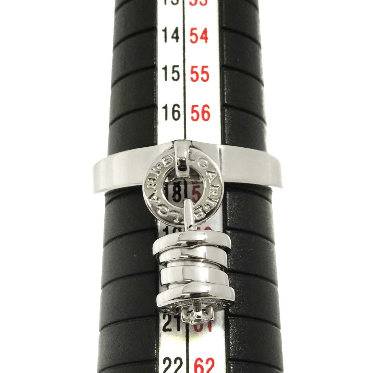 B-ZERO1 Element Diamond Ring 18K WG 750 size8-8.25(US)