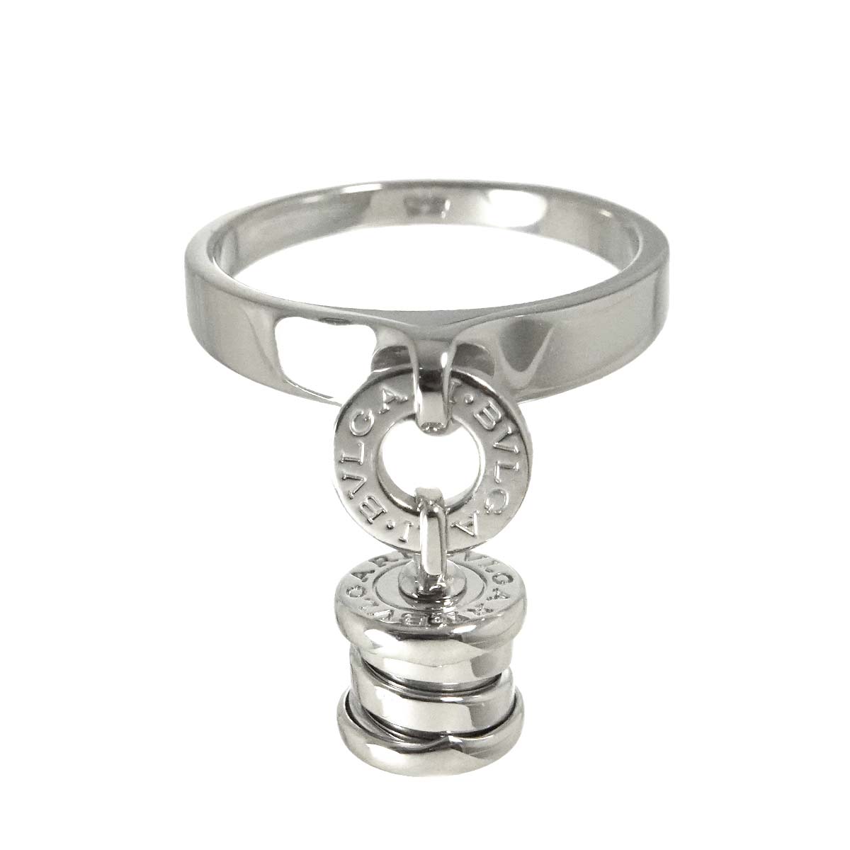 B-ZERO1 Element Diamond Ring 18K WG 750 size8-8.25(US)