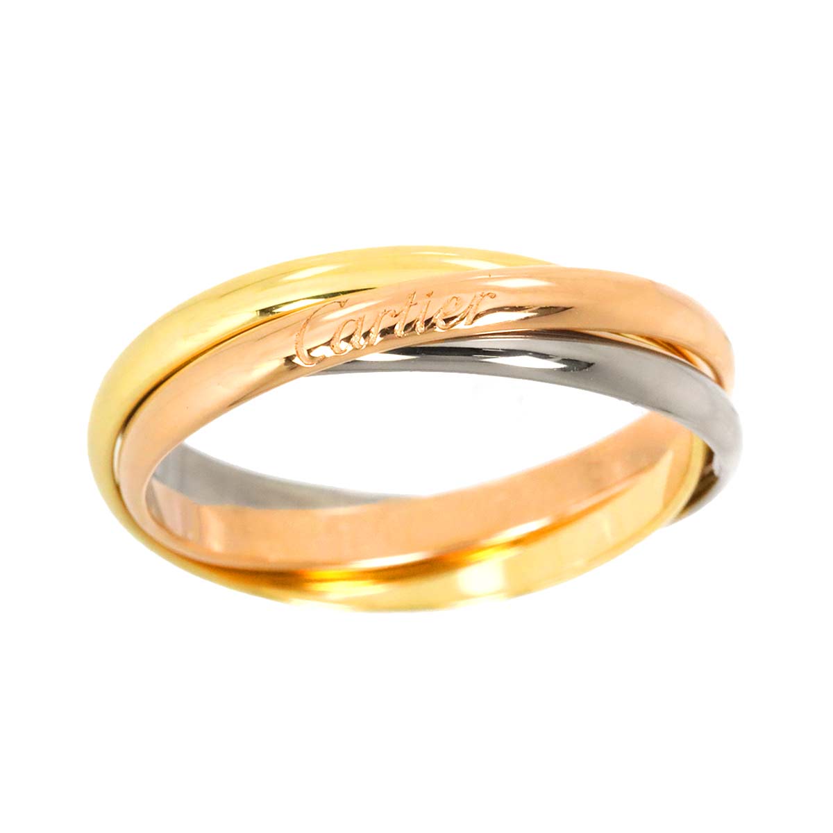 Trinity SM Ring 18K YG WG PG 750 Size65 11(US)
