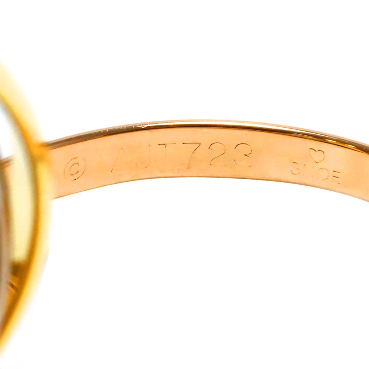 Trinity SM Ring 18K YG WG PG 750 Size65 11(US)