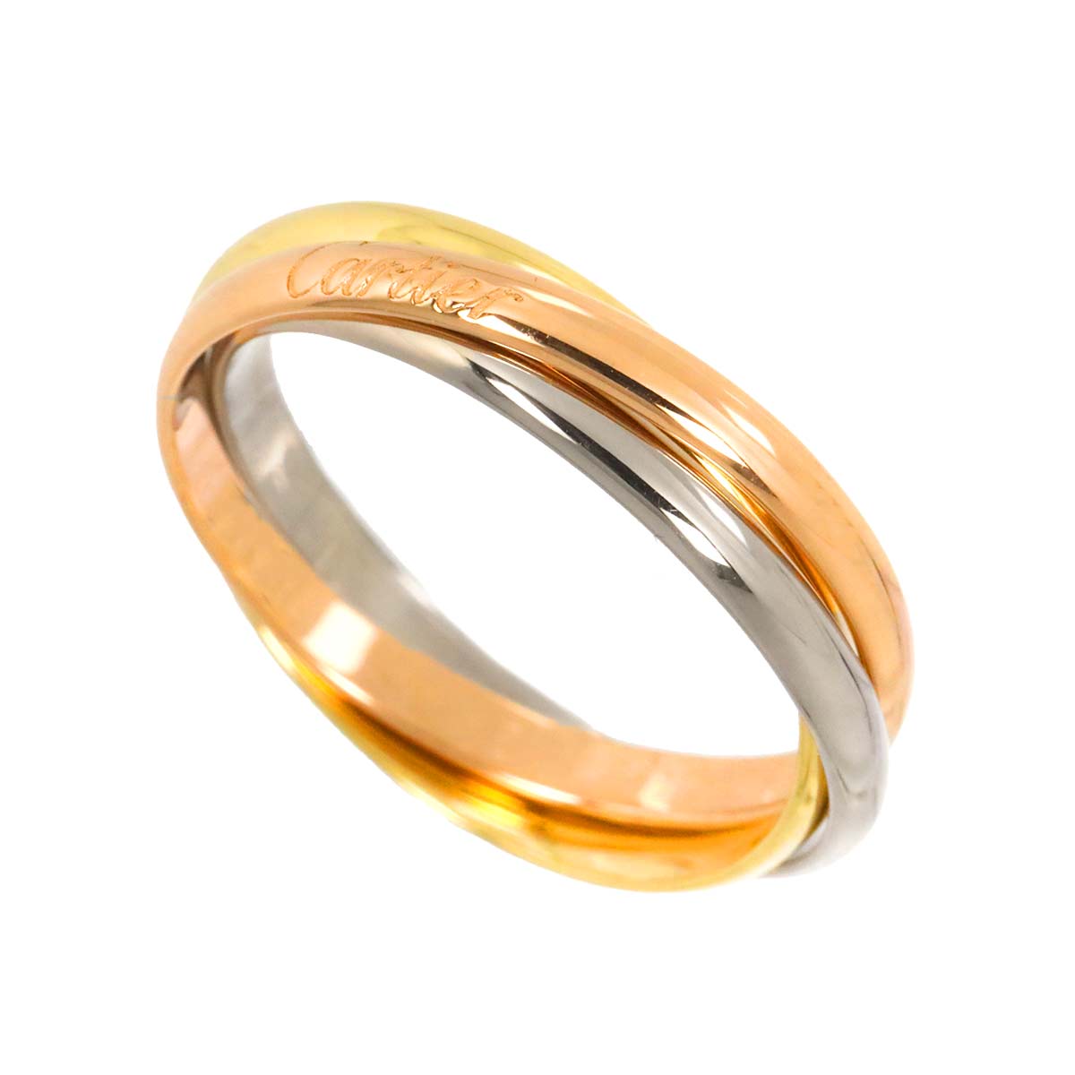 Trinity SM Ring 18K YG WG PG 750 Size65 11(US)