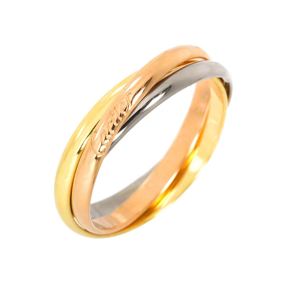 Trinity SM Ring 18K YG WG PG 750 Size65 11(US)