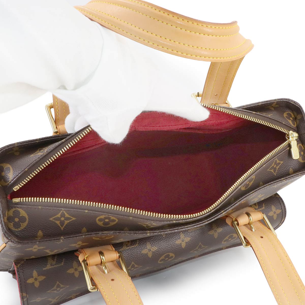 Monogram Multipli Cite Tote Bag Brown M51162 Purse