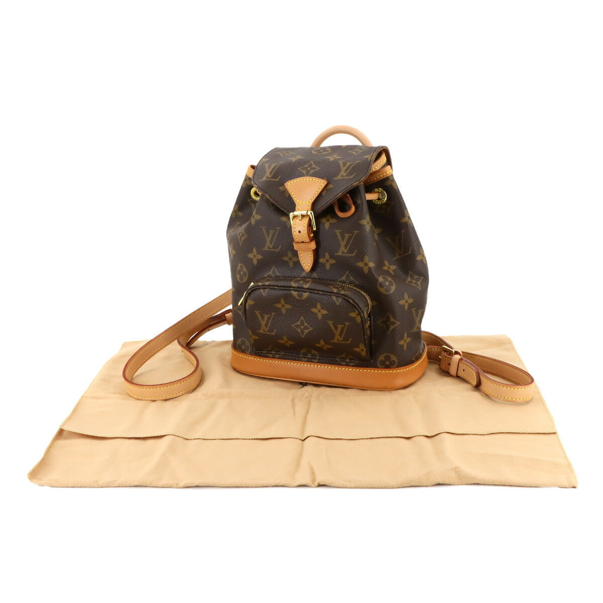 Monogram Mini Montsouris Backpack Brown M51137 Purse