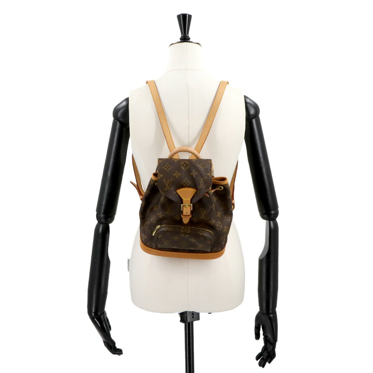 Monogram Mini Montsouris Backpack Brown M51137 Purse