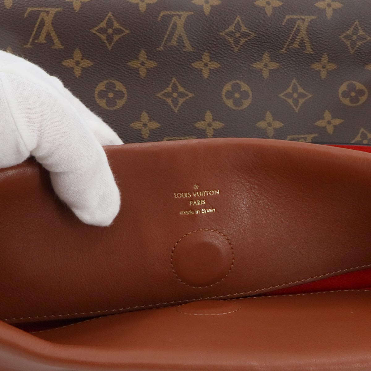 Monogram Tuileries Hobo Shoulder Bag Caramel Brown M43155