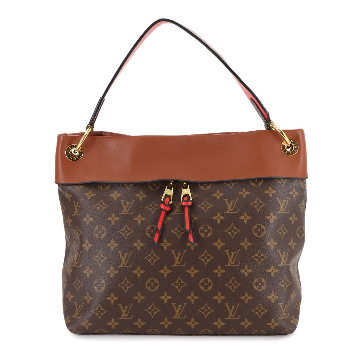 Monogram Tuileries Hobo Shoulder Bag Caramel Brown M43155