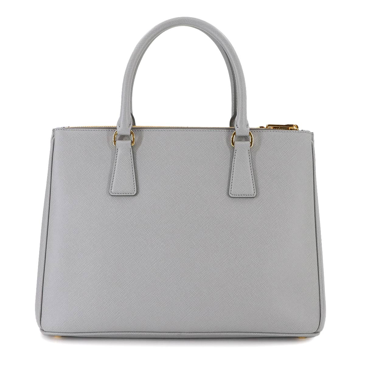 Galleria Large Hand Shoulder Bag Saffiano Leather Gray 1BA274