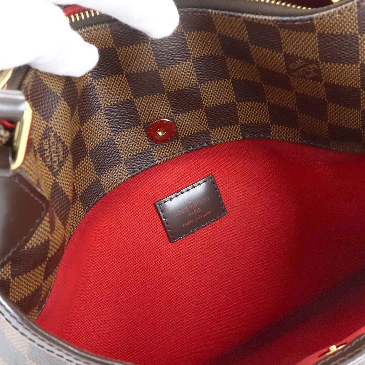 Damier Bloomsbury PM Shoulder Bag Ebene N42251 Purse