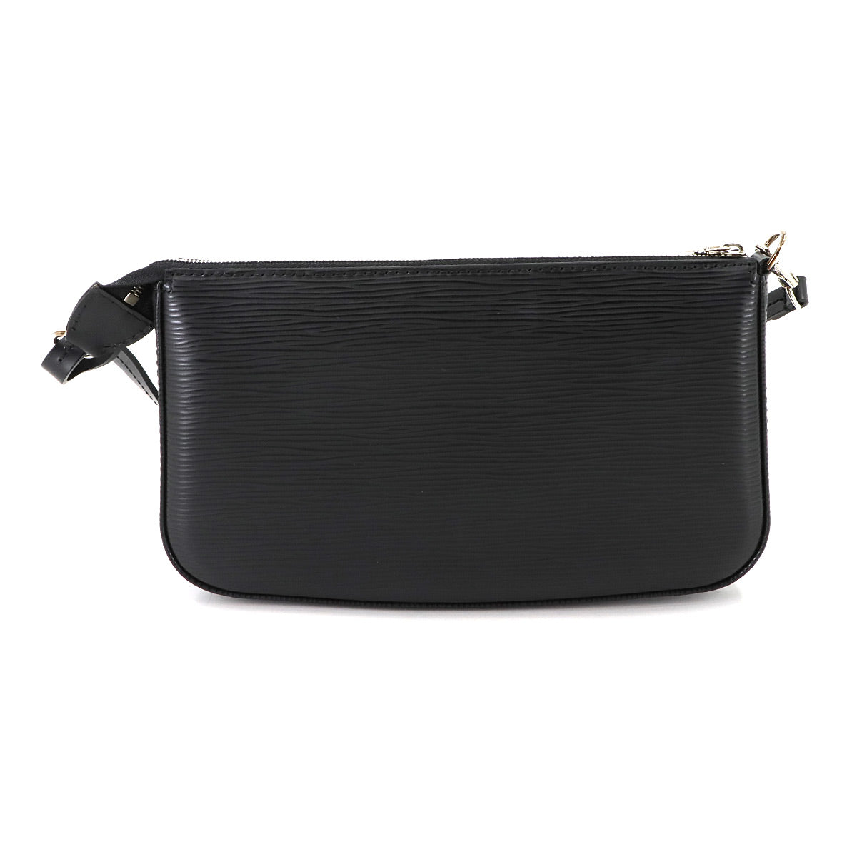 Epi Pochette Accessoires Hand Bag Leather Noir M40632