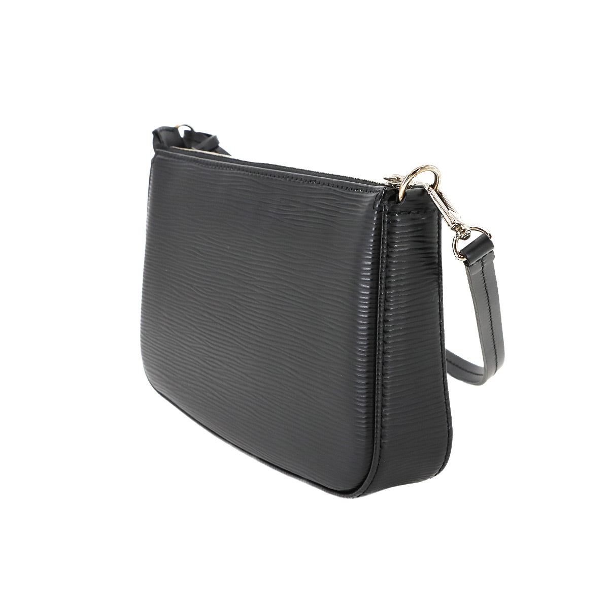 Epi Pochette Accessoires Hand Bag Leather Noir M40632