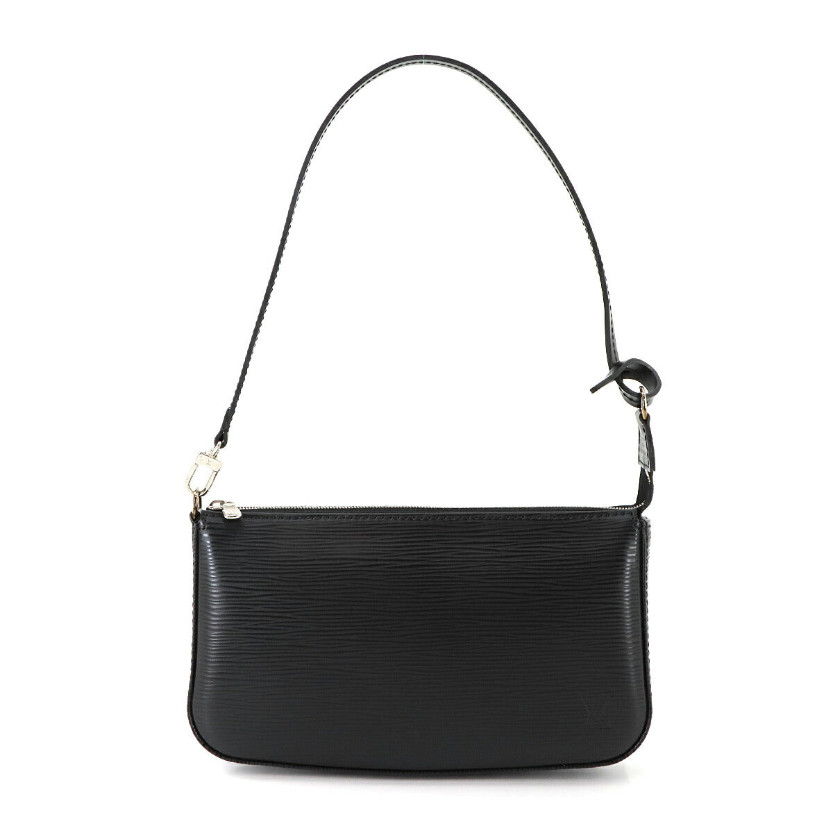 Epi Pochette Accessoires Hand Bag Leather Noir M40632