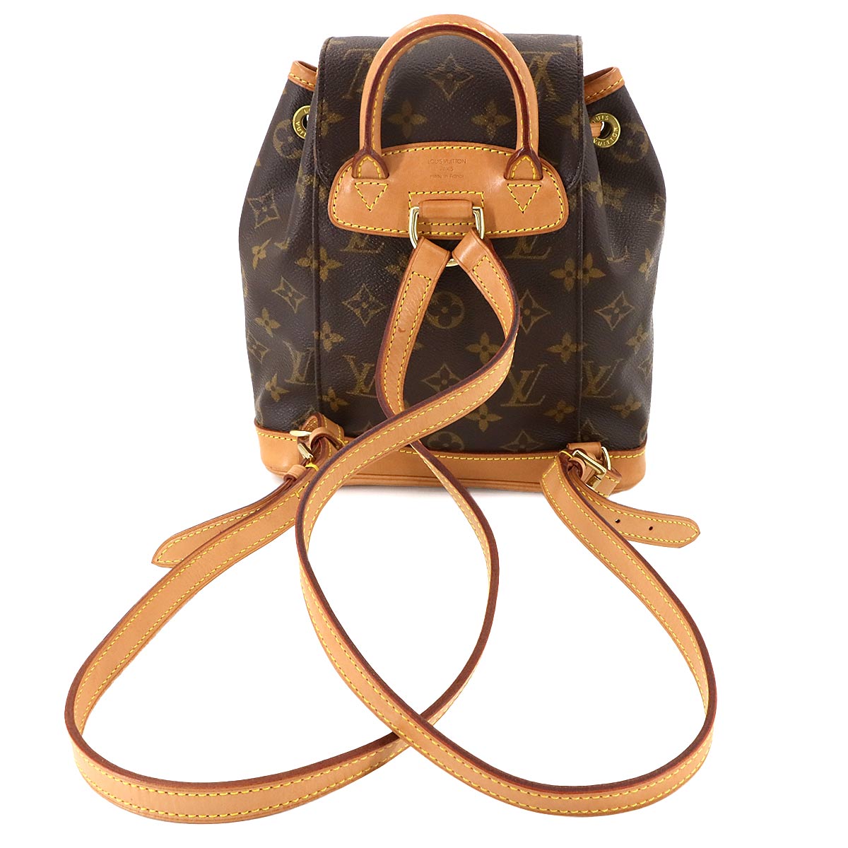 Monogram Mini Montsouris Backpack Brown M51137 Purse