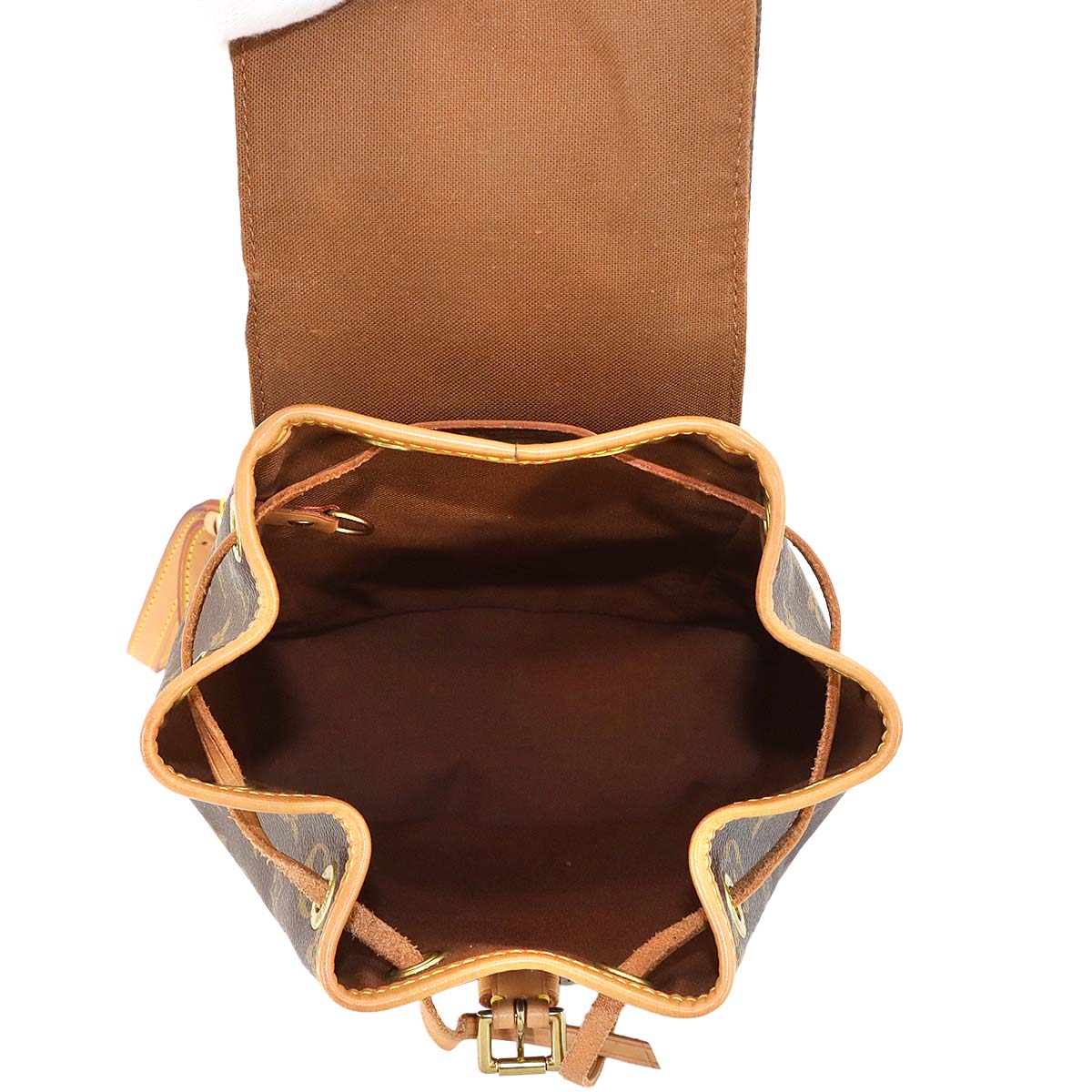 Monogram Mini Montsouris Backpack Brown M51137 Purse