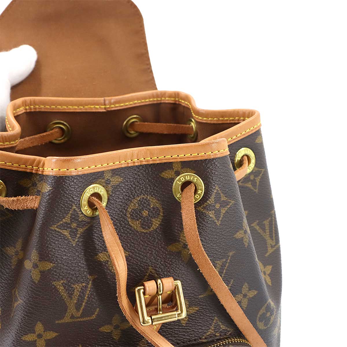 Monogram Mini Montsouris Backpack Brown M51137 Purse